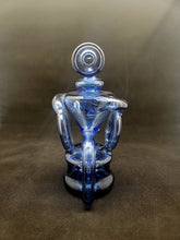Cargar imagen en el visor de la galería, Parison Glass (Transparent Blue) Recycler Rig Set #4