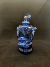 Cargar imagen en el visor de la galería, Parison Glass (Transparent Blue) Recycler Rig Set #4