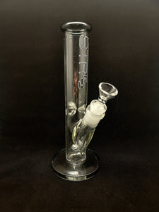 STR8 10" WATER PIPE STRAIGHT TUBE W/ ICE CATCHER 14MM / 5ML THICK