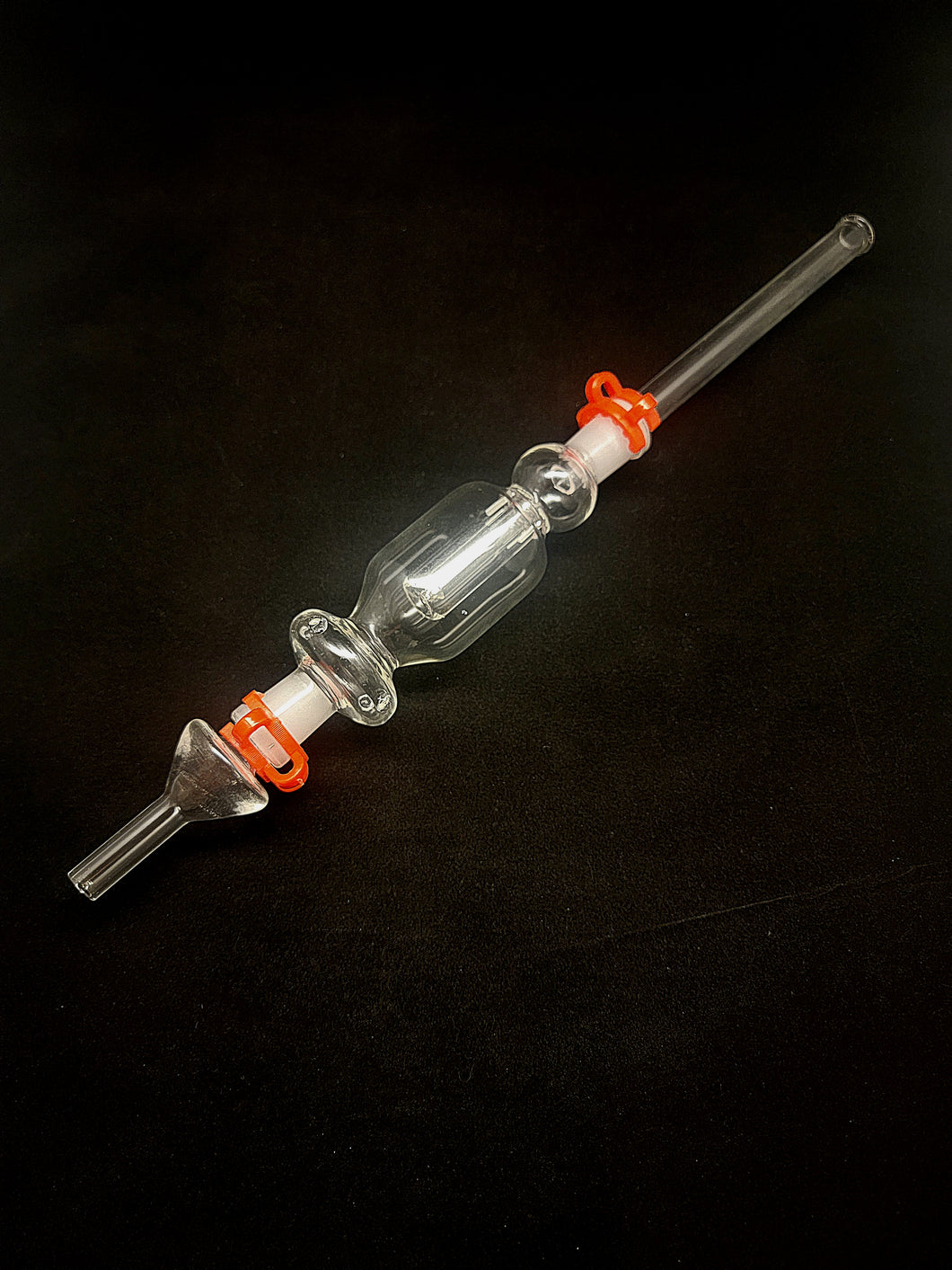 Smokea XL Clear Nectar Collector Set W/ Red Clips