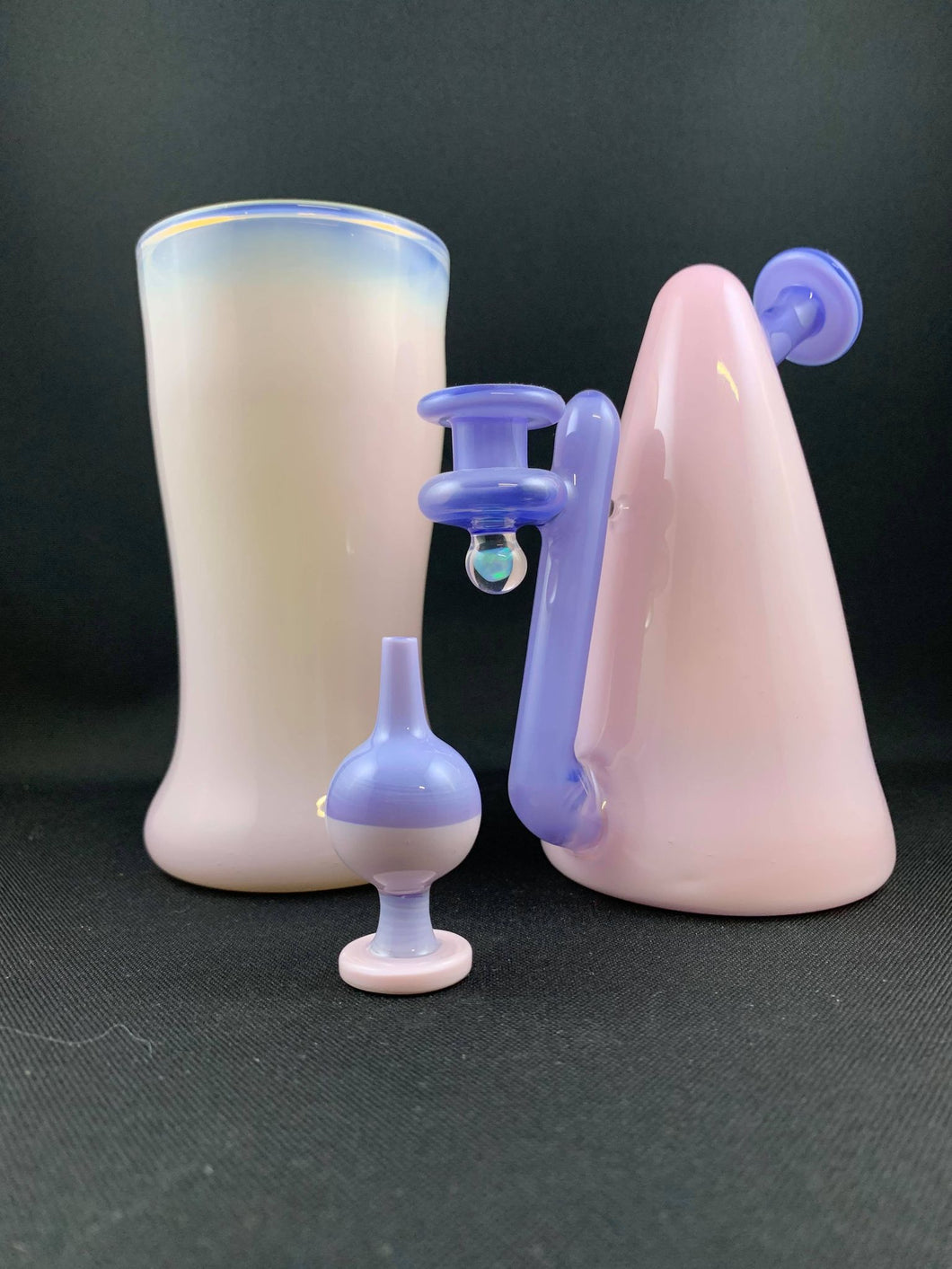 Parison Glass Cone Rig 044 pink/purple
