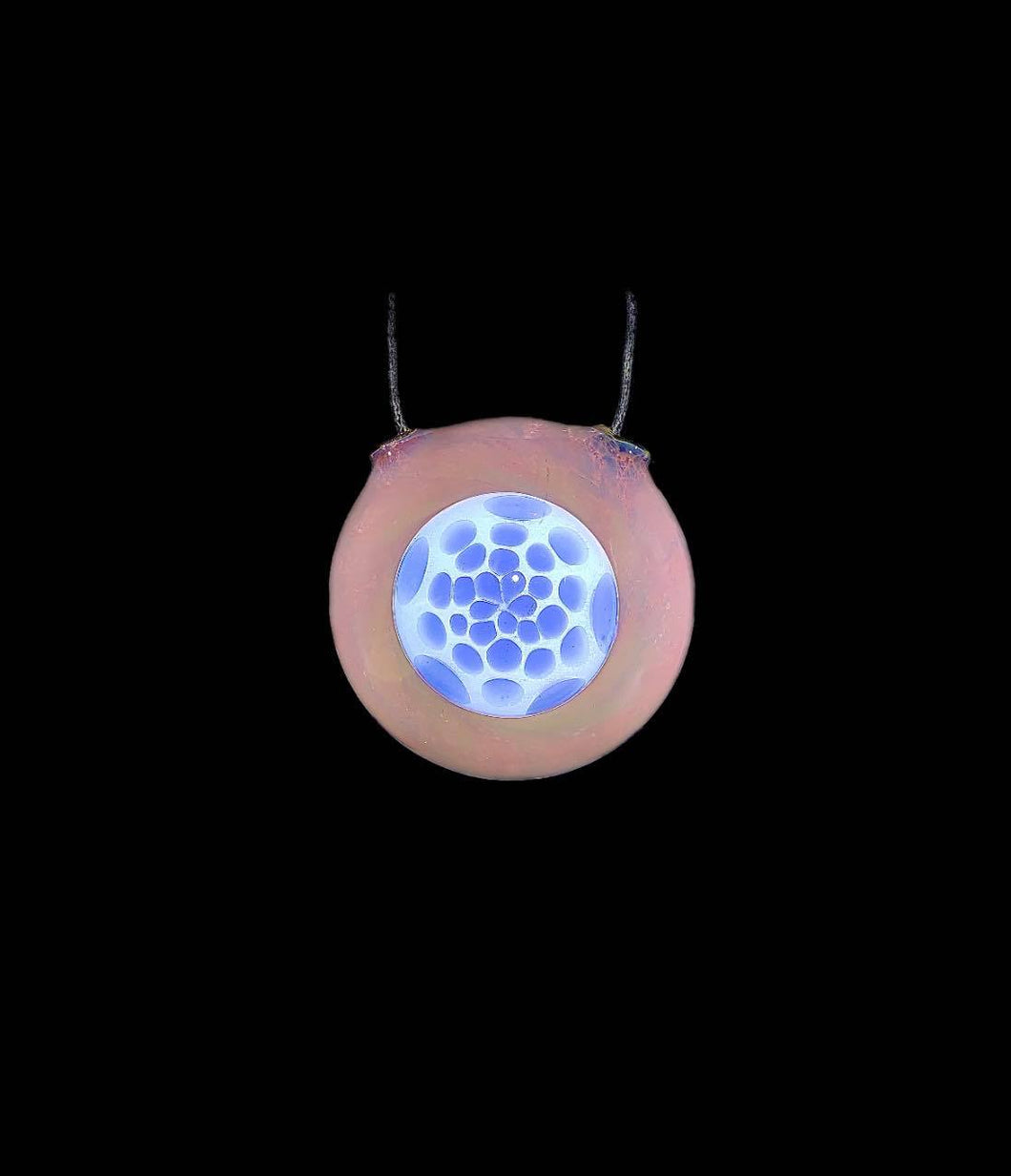 Djinn Baby Blue W. Blue Bubble Dot Pendant