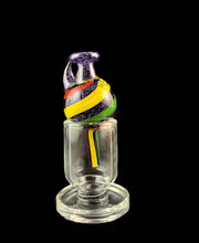 Load image into Gallery viewer, Johnny Walker Glass Bubble Carb Caps 24mm 1-7