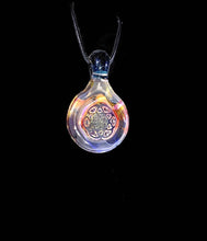 Load image into Gallery viewer, Lotus Star Glass Sacred Geometry Stamped Pendants 1-4