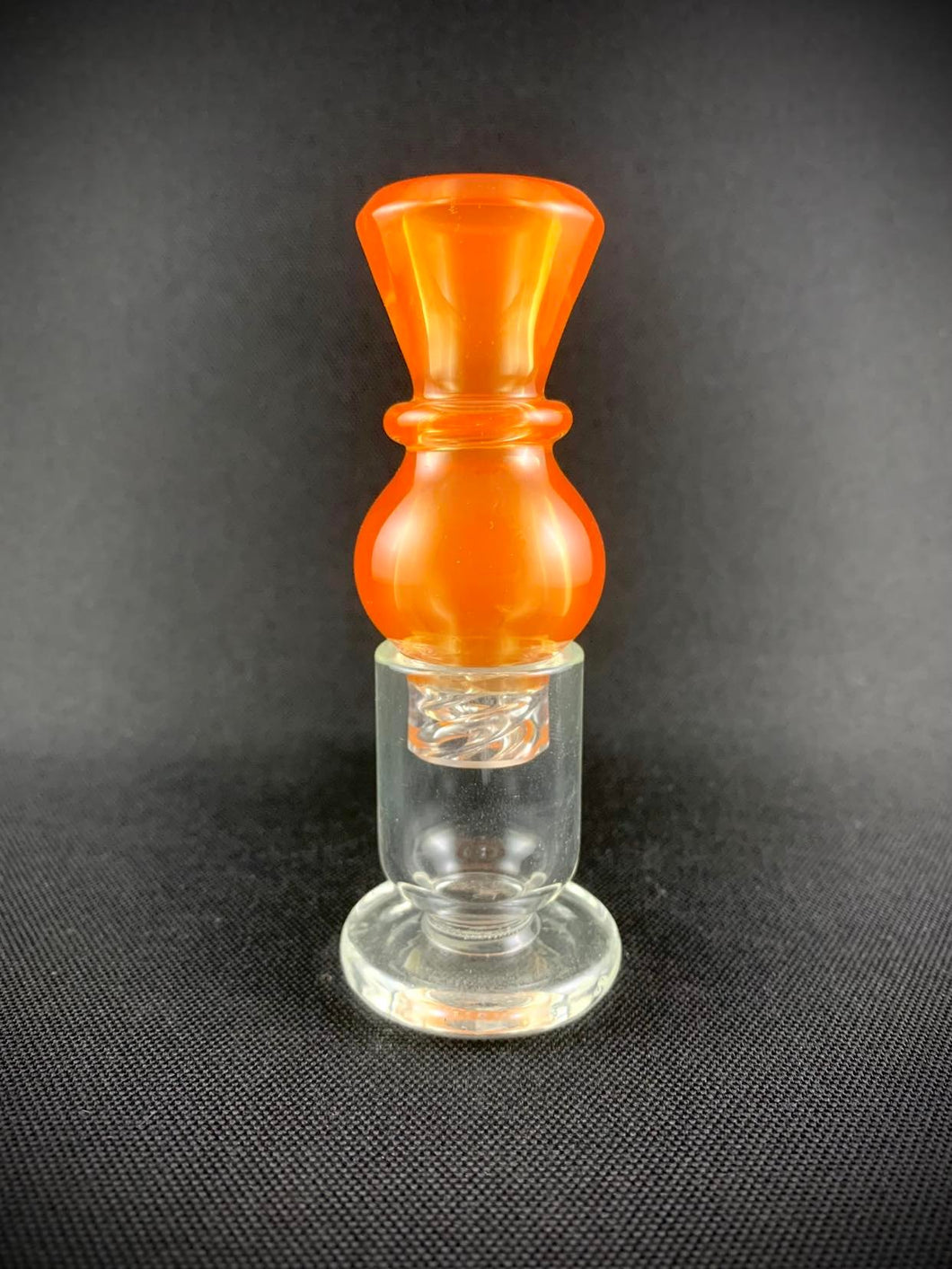 Melitzart Glass Spinner Carb Cap #5 Orange Tang