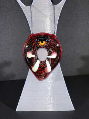 Dawg House Glass X Modified Creations UV Snake Eye Pendant
