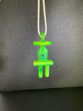 Load image into Gallery viewer, Justdewit Glass Plug Pendant Slyme