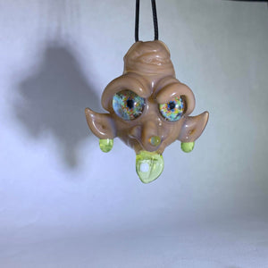 Glass Dimentionzz Acid Eater Goblin Head Pendant UV