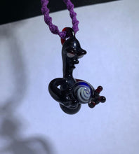 Load image into Gallery viewer, Cal Smith Glass Dark Orb Guy Pendant