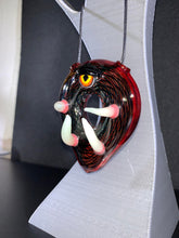 Cargar imagen en el visor de la galería, Dawg House Glass X Modified Creations UV Snake Eye Pendant