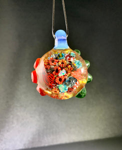 Keys Glass Coral Reef Pendant