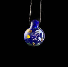 Load image into Gallery viewer, Jes Durfee Glass Super Mario and Yoshi 3D Dichro Pendant