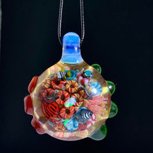 Load image into Gallery viewer, Keys Glass Coral Reef Pendant