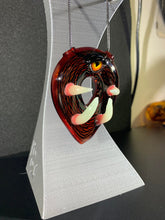 Load image into Gallery viewer, Dawg House Glass X Modified Creations UV Snake Eye Pendant