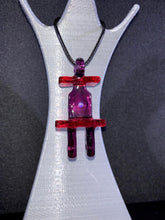 Load image into Gallery viewer, Justdewit Glass Plug Pendant Ruby