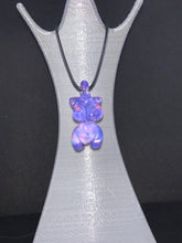 Load image into Gallery viewer, Glass by Ariel Full Body Transparent Purple Pendant