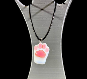 Ishtar Glass Cat Paw Pendant
