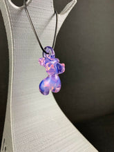 Load image into Gallery viewer, Glass by Ariel Full Body Transparent Purple Pendant
