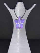 Load image into Gallery viewer, Glass by Ariel Purple &quot;Just the Tits&quot; Pendant