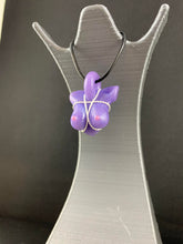 Load image into Gallery viewer, Glass by Ariel Purple &quot;Just the Tits&quot; Pendant