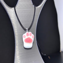 Load image into Gallery viewer, Ishtar Glass Cat Paw Pendant