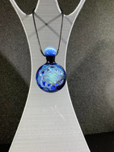 Load image into Gallery viewer, Erin Cartee Glass Blue Seed Of Life Pendant