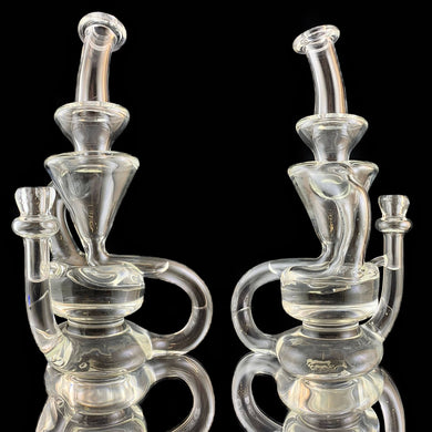 Djinn Clear Glass Recycler Rig #024