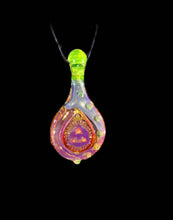 Load image into Gallery viewer, Lotus Star Glass Sacred Geometry Stamped Pendants 1-4