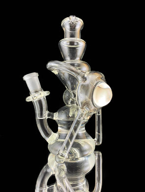 Djinn Clear Glass Recycler Rig #022