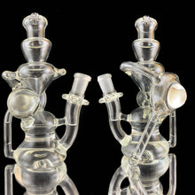 Load image into Gallery viewer, Djinn Clear Glass Recycler Rig #022