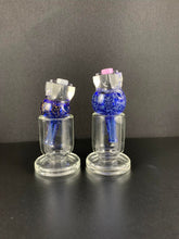 Load image into Gallery viewer, Eran Park Glass Blue Dichro Illego Bubble Carb Caps