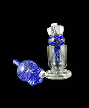 Load image into Gallery viewer, Eran Park Glass Blue Dichro Illego Bubble Carb Caps