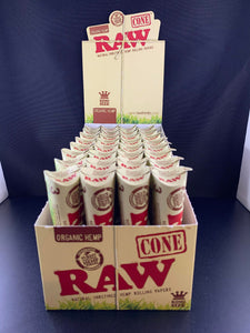 RAW King Size Organic Hemp Cones