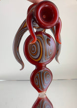 Load image into Gallery viewer, Djinn X Parison Glass &quot;FIRE BLAST&quot; Pipe and Pendant Set