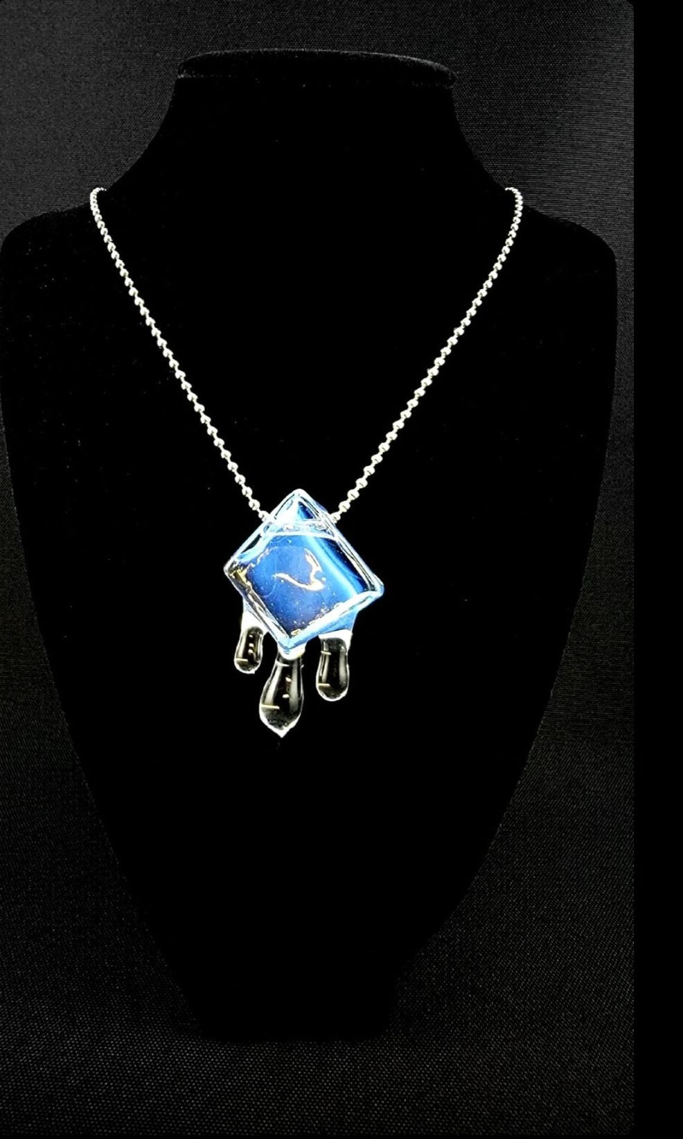Chaka Glass Ice Cube Pendant