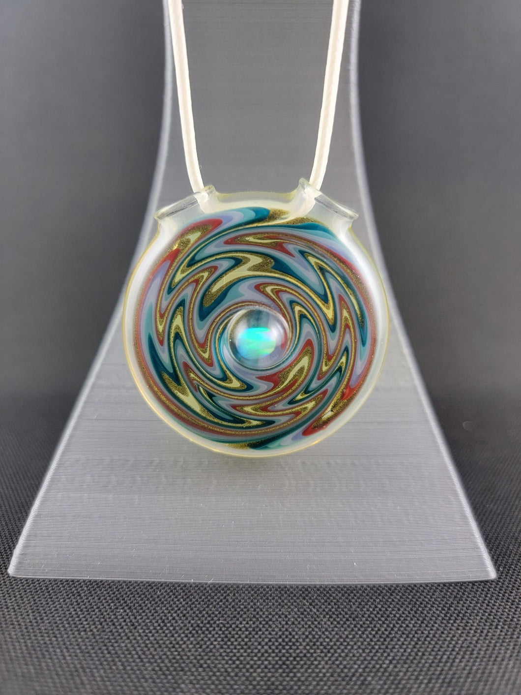 Pho_Sco Glass Wig Wag Pendant W/ Opal 1