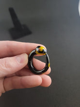 Load image into Gallery viewer, Its Kind Of A Kushy Story Glass Pokémon Ring &quot;Seviper&quot;