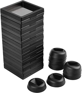 Black Diamond Shape Display 3D Floating Frame Display Holder steht 2,75 x 2,75 x 0,75 Zoll 