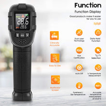 Load image into Gallery viewer, SOVARCATE Infrared Thermometer Digital IR Laser Thermometer Temperature Gun High  -58°F~1112°F