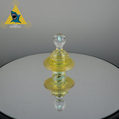 Bronxglass Spinner Cap #3 with opal
