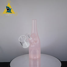 Load image into Gallery viewer, The Glass Mechanic Bubblegum Sake Bottle 10mm 45 degree