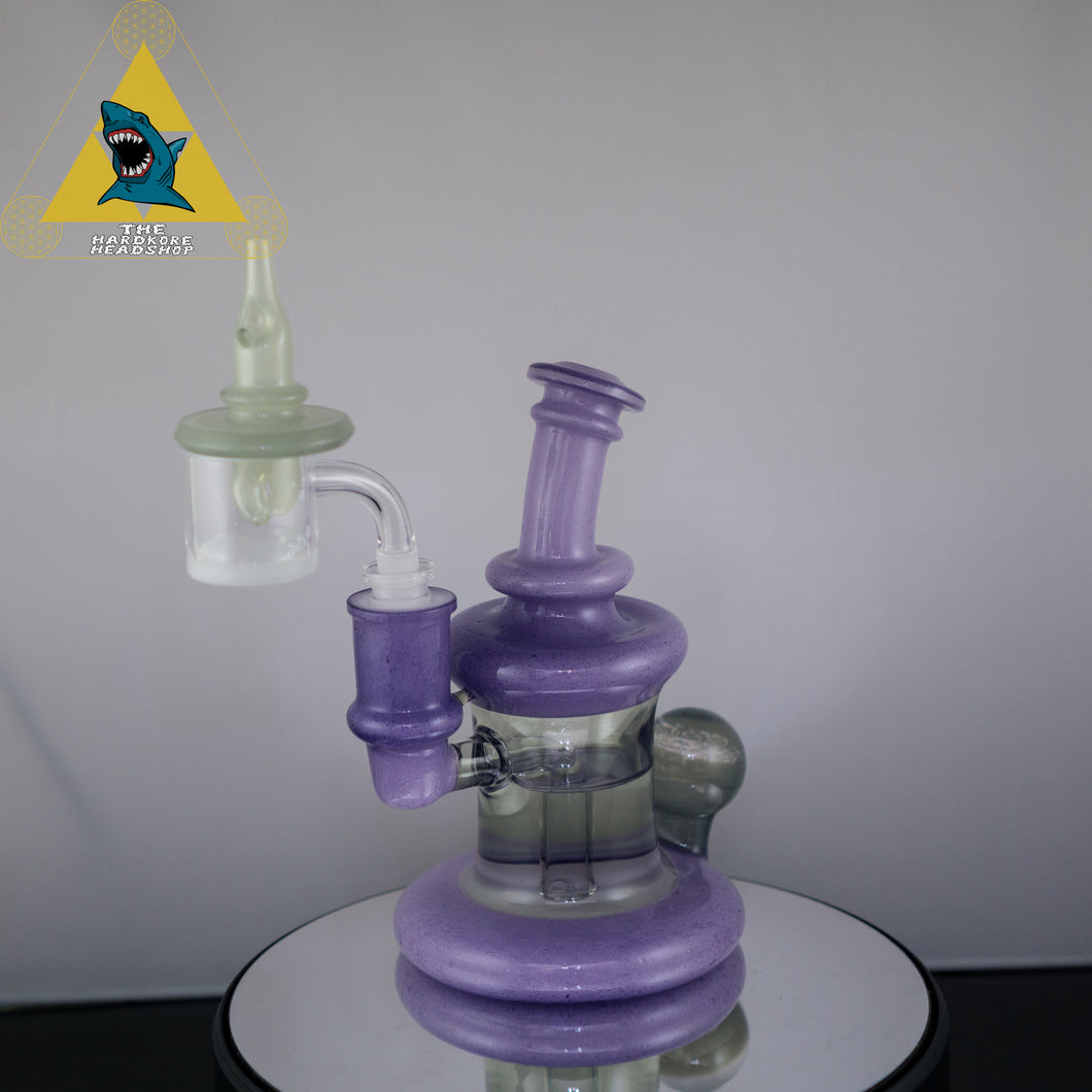 The Glass Mechanic Jammer Rig Potion CFL color shift from gray to all purple