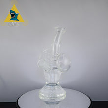 Load image into Gallery viewer, Clean &amp; Clear Glass Purp Skurp Water Pipe Rig