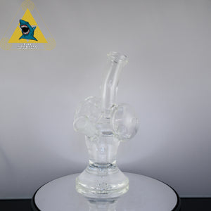 Clean & Clear Glass Purp Skurp Water Pipe Rig