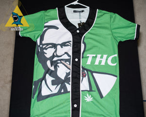 KFC THC Green Baseball Jersey X-Large