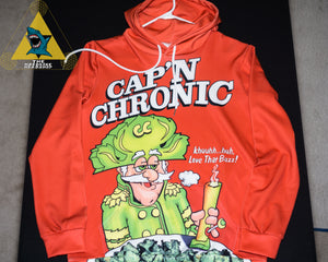 Cap'N Chronic Hoodie Large