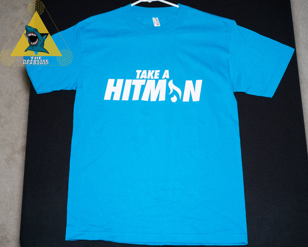 Hitman Glass T-Shirt Blue Small