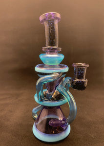 Captn Cronic Glass Crushed Opal Recycler Rig