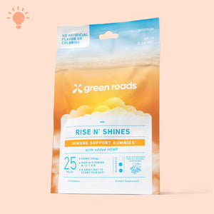 Green Roads CBD Rise N' Shines Immune Support Gummies – (2 ct) 50 mg 