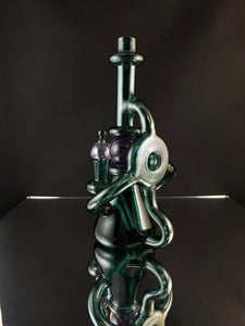 Teal Rig With Spinning Purple Marble